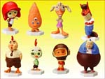 Click for FULL SET OF 8PC DISNEY CHICKEN LITTLE BOBBLEHEAD FIGURE COLLECTION Detail