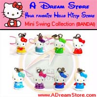 Click for FULL SET OF 8PC HELLO KITTY MINI SWING CELL PHONE STRAP COLLECTION Detail