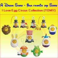 Click for FULL SET OF 8PC I Love Egg FIGURE CIRCUS COLLECTION Detail