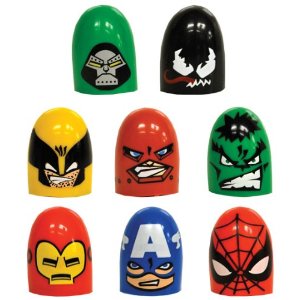 FULL SET OF 8PC MARVEL HEROES THUMB WRESTLERS COLLECTION Picture