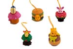 click for FULL SET OF 5PC WINNIE THE POOH AND FRIENDS Peek-A-Pooh FIGURE COLLECTION Japan Verison detail