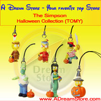 Click for FULL SET OF 6PC THE SIMPSON HALLOWEEN CELL PHONE CHARM COLLECTION Detail