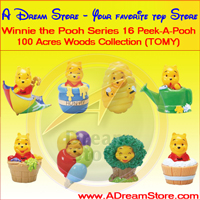 Click for FULL SET OF 8PC WINNIE THE POOH PEEK-A-POOH 100 ACRES WOODS FIGURE COLLECTION SERIES 16 Detail