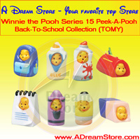 Click for FULL SET OF 8PC WINNIE THE POOH PEEK-A-POOH BACK-TO-SCHOOL FIGURE COLLECTION SERIES 15 Detail