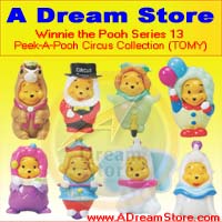 Click for FULL SET OF 8PC WINNIE THE POOH PEEK-A-POOH CIRCUS FIGURE COLLECTION SERIES 13 Detail